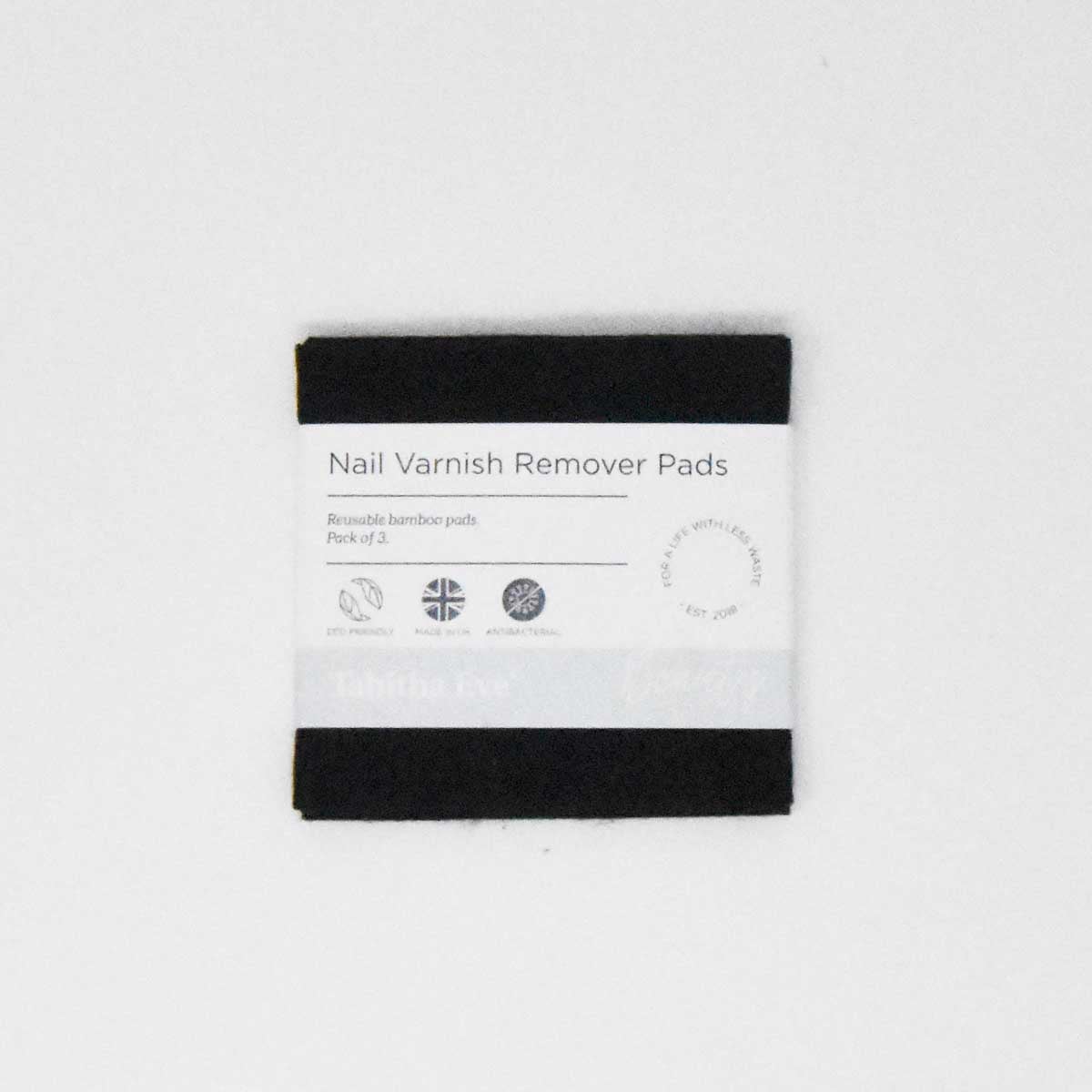 Bamboo Nail Polish Remover Pads – 3 Pack