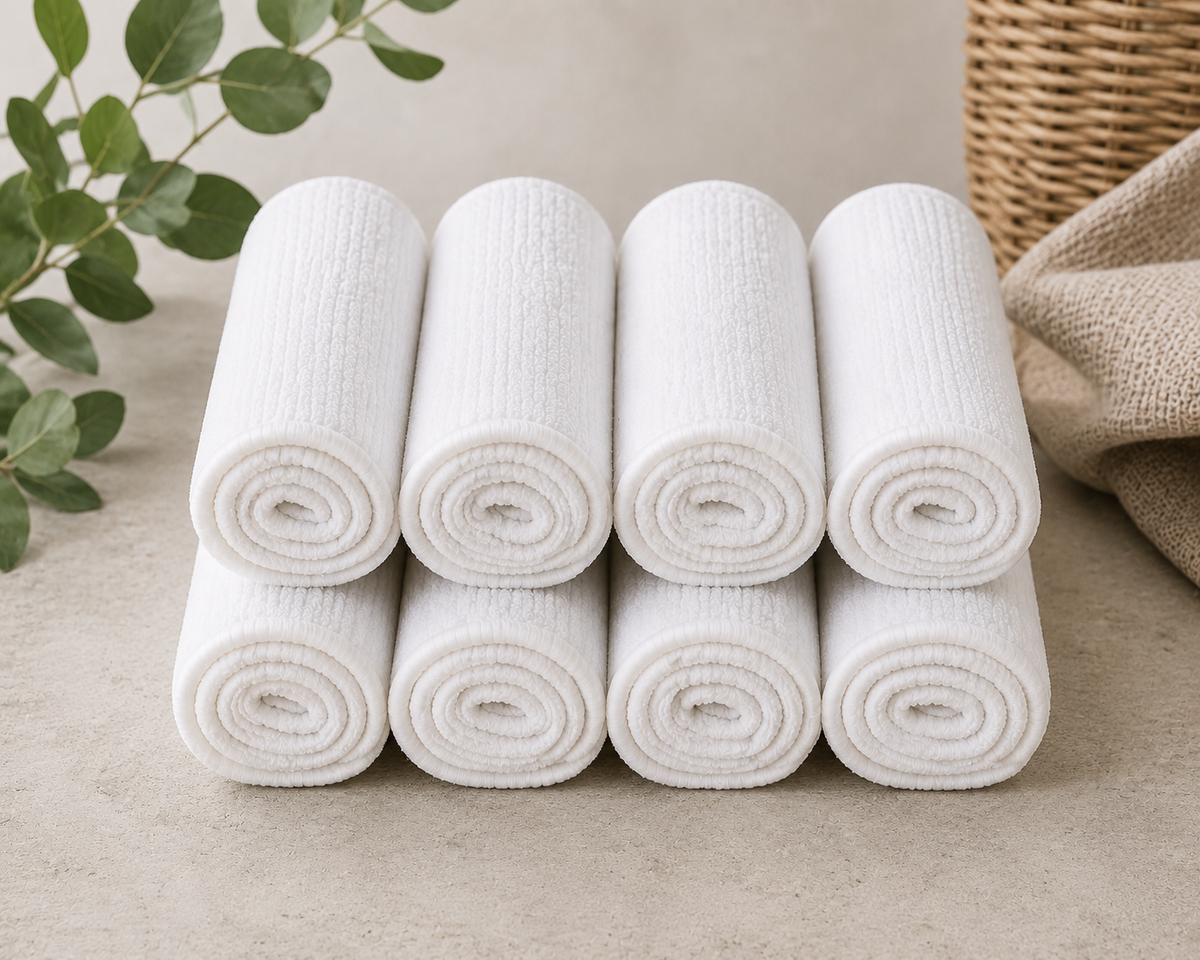 Reusable Microfibre nappy liners x8