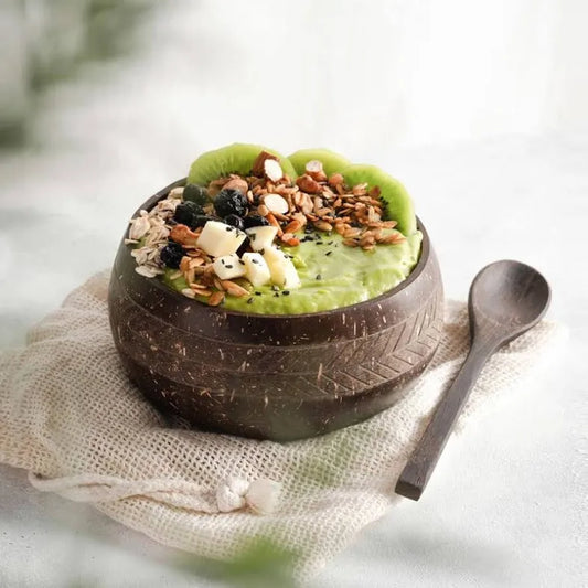 Eco-friendly Coconut Bowl and spoon set